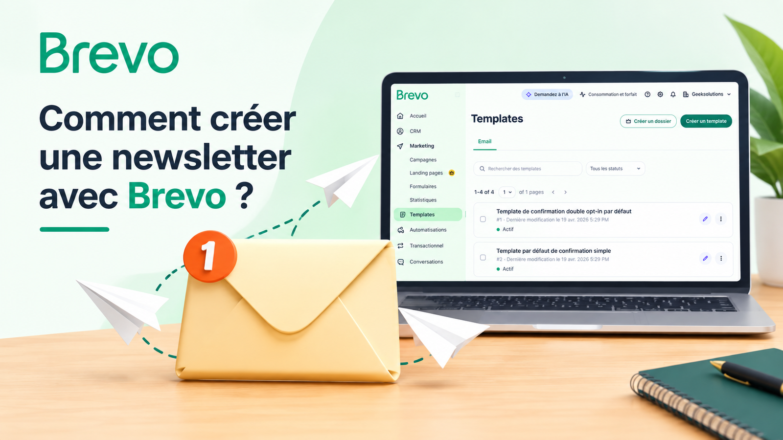 Comment créer une newsletter avec Brevo