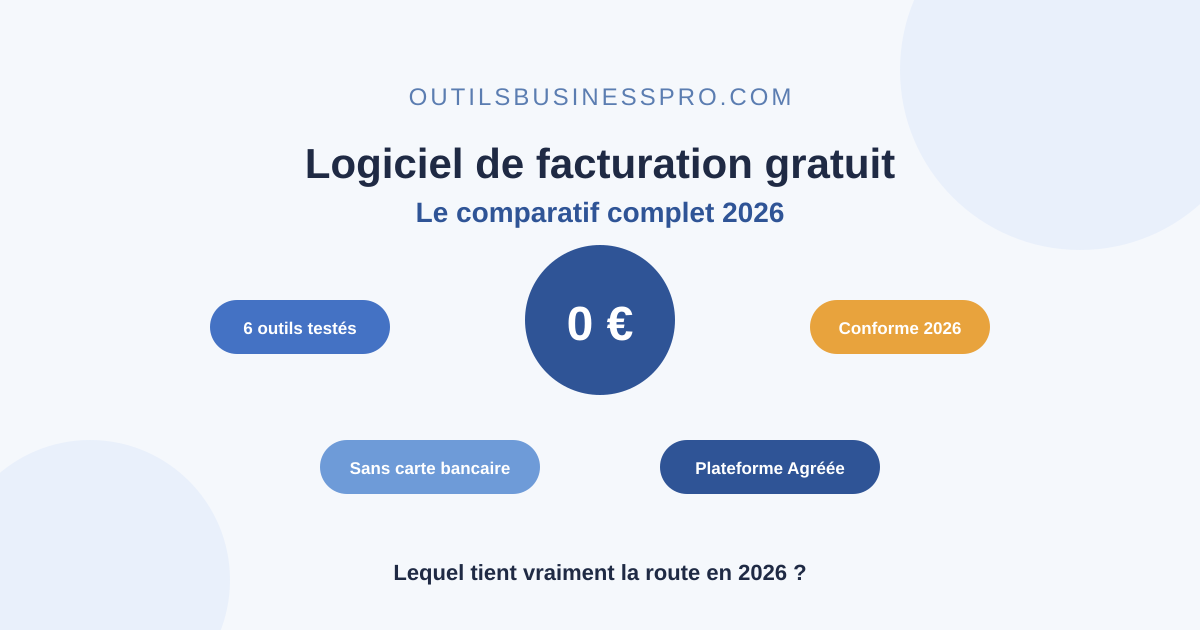 Logiciel de facturation gratuit, le comparatif complet 2026