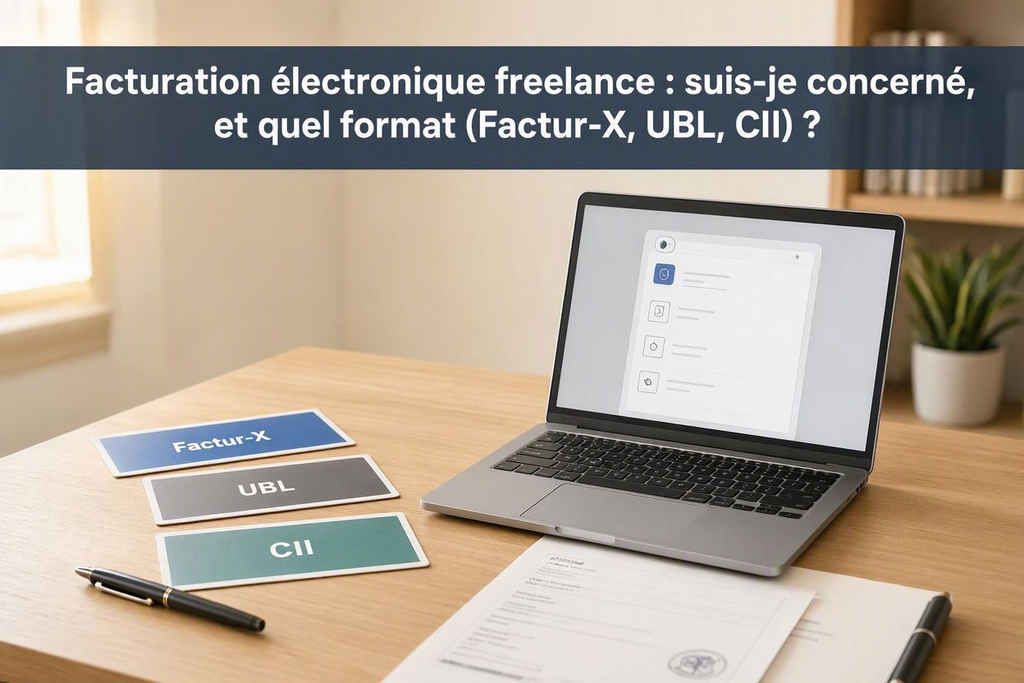 Facturation électronique freelance : suis-je concerné, et quel format (Factur-X, UBL, CII) ?