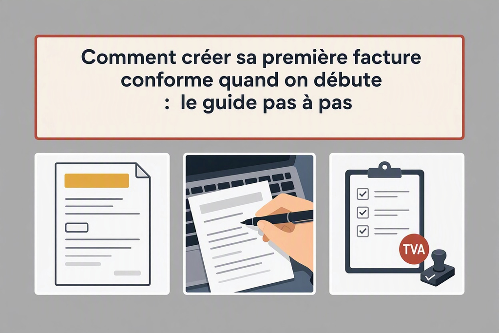Comment créer sa première facture conforme quand on débute : le guide pas à pas