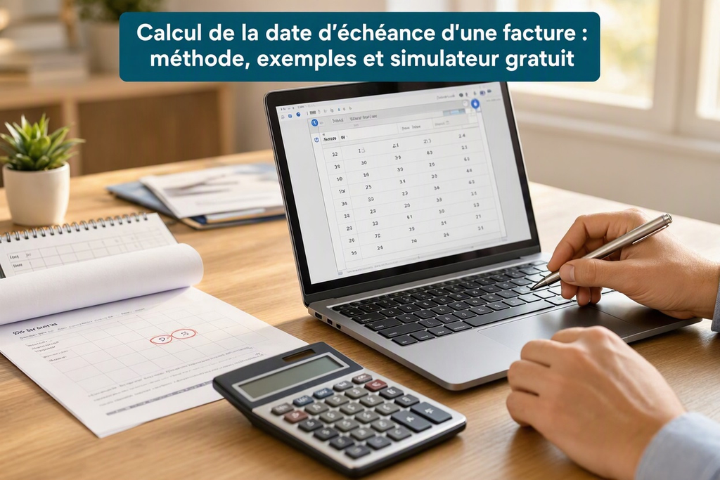 Calcul de la date d'échéance d'une facture : méthode, exemples et simulateur gratuit