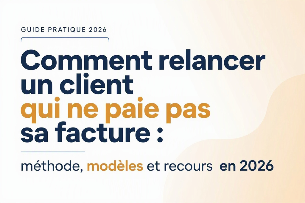Comment relancer un client qui ne paie pas sa facture : méthode, modèles et recours en 2026