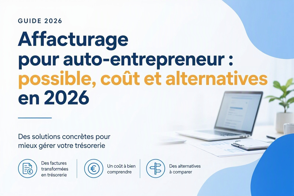 Affacturage pour auto-entrepreneur : possible, coût et alternatives en 2026
