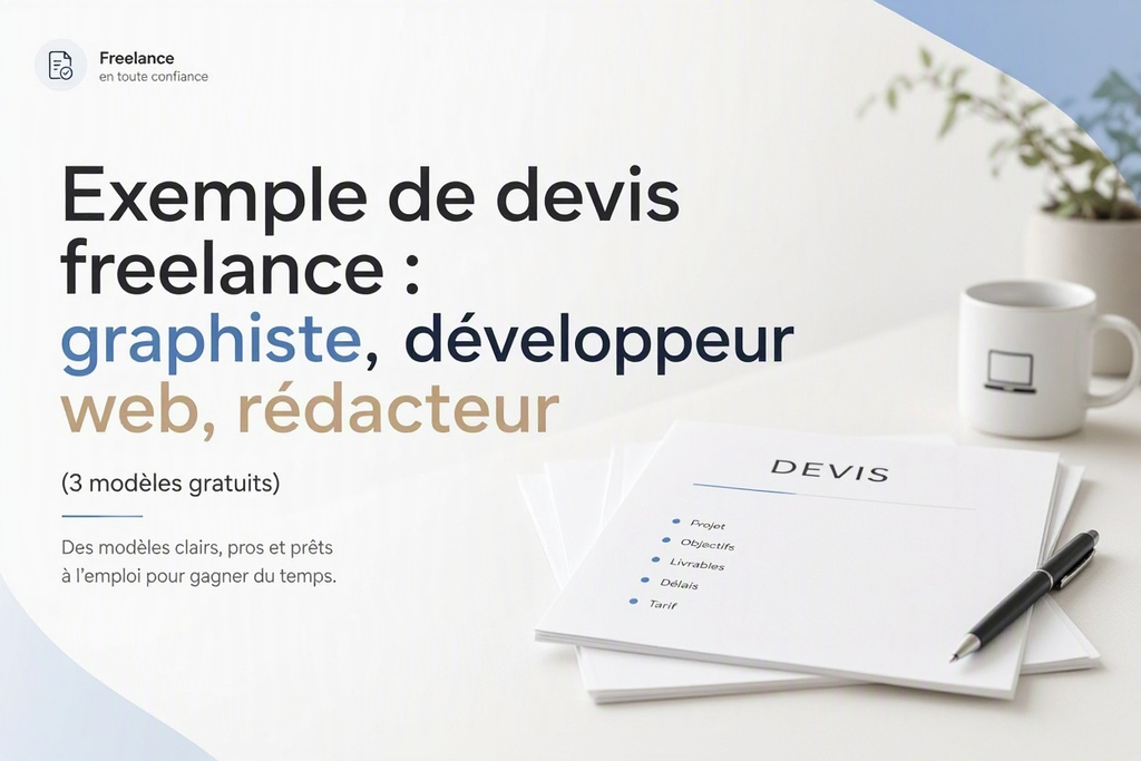 Exemple de devis freelance : graphiste, développeur web, rédacteur (3 modèles gratuits)