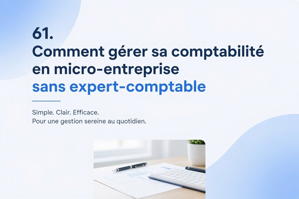 Comment gérer sa comptabilité en micro-entreprise sans expert-comptable