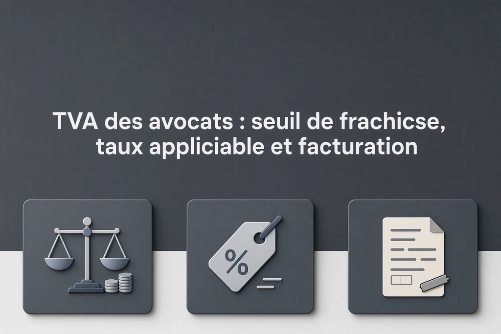TVA des avocats : seuil de franchise, taux applicable et facturation
