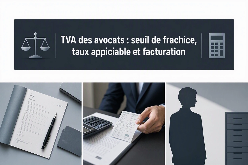 TVA des avocats : seuil de franchise, taux applicable et facturation
