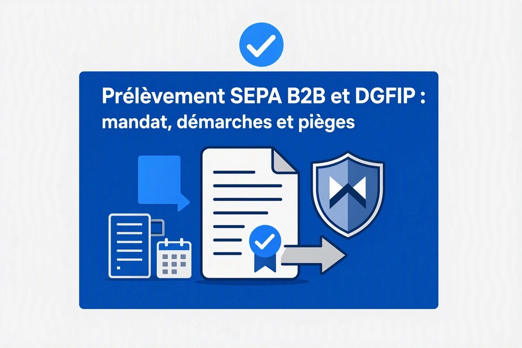 Prélèvement SEPA B2B et DGFIP : mandat, démarches et pièges