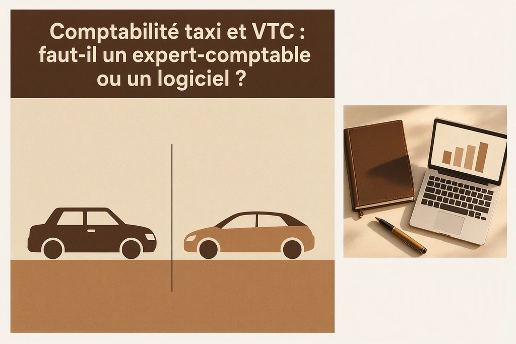 Comptabilité taxi et VTC : faut-il un expert-comptable ou un logiciel ?