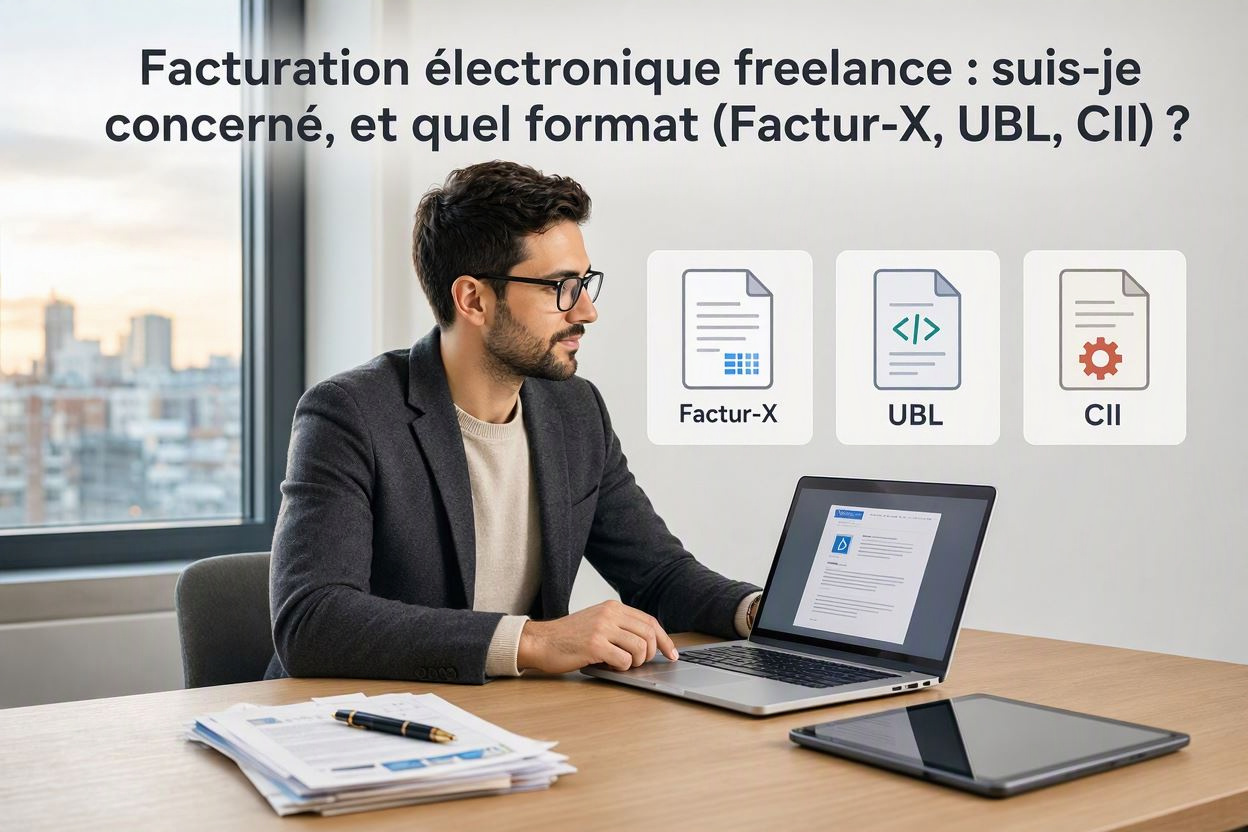 Facturation électronique freelance : suis-je concerné, et quel format (Factur-X, UBL, CII) ?