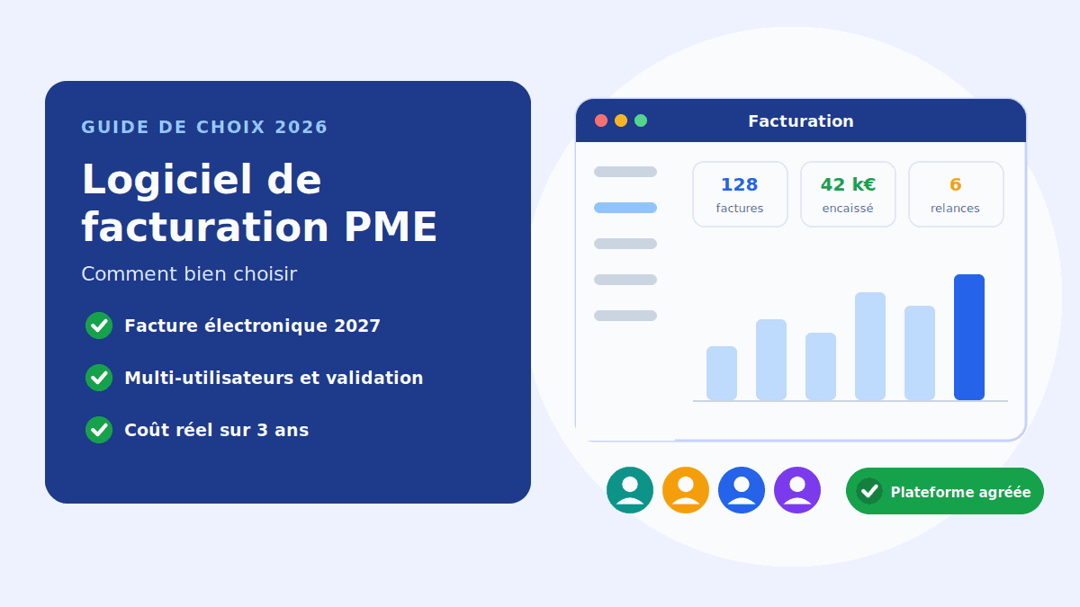 Logiciel de facturation PME : comment bien choisir en 2026